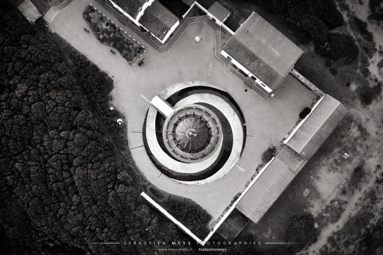 Phare de La Coubre depuis les airs